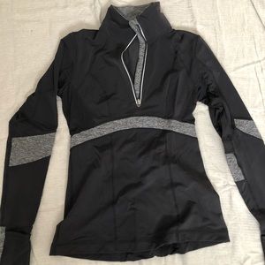Lululemon half zip workout shirt
